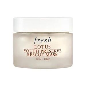 Fresh - Lotus Youth Preserve Rescue Mask | NIB - 5 Minute Facial | Clean Beauty